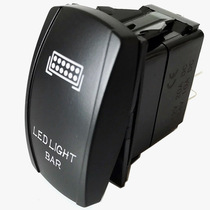 Small car retrofit caravan ships Yacht Lights Two Gears Buttons 12V 24V Universal Switch Blu-ray New