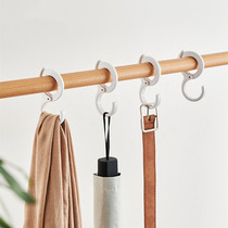 Japan Multi-function S-type Lock Hook Balcony Handling Rod Windproof Rod Handling Rod Plastic Bathroom S-shaped hook