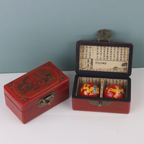 Antique Fitness Ball Box Antique Jewelry Box Antique Packaging Box Antique Wooden Box Business Elderly Gift Storage Box