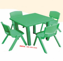 Kindergarten Plastic Positive Square Table Children Special Plastic Table Small Baby Positive Square Table And Chairs Children 4 Chairs Special Price