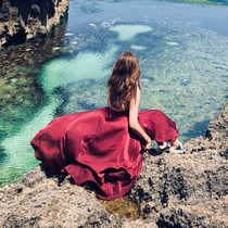 Beach dress 2020 new super fairy seaside resort dress backless long dress women travel photo skirt