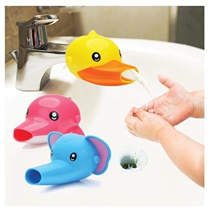 Childrens faucet extender Water nozzle extender Guide sink hand washing device Cartoon water diversion Baby extender