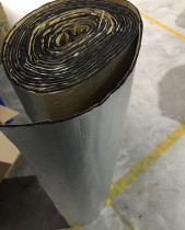 Pure aluminum foil rubber and plastic sound insulation cotton Plant wall insulation cotton insulation cotton Pipe bathroom sound insulation and fire protection