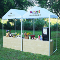 Night market food stalls crayfish barbecue beer stall mobile sales display stand market snack shelf