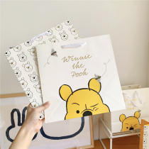 Chinese New Year gift B prepared Korean cute Winnie the Pooh gift bag carry paper bag shopping bag