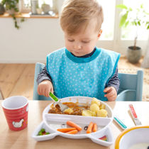 Export to the German HABA brand JAKO K cat shape childrens plate is very thick