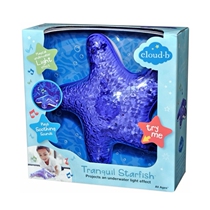 Export UK CLOUD home original starfish baby projection hypnotic white noise hypnotic music projection lamp