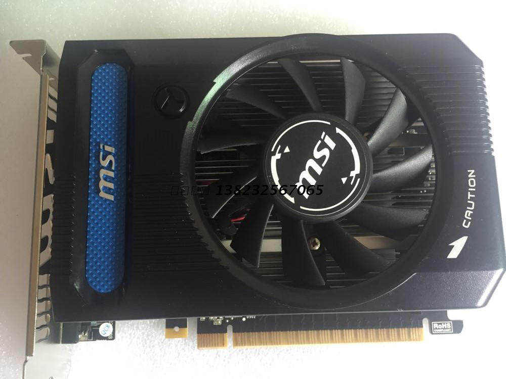 微星n730k-1gd3/oc 1g 384管,gt730 正品! 性能强,温度低 充新!