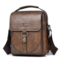 Mens Bags Leather Shoulder Bags Fashion Messenger Bags Casual Backpacks Trendy Brand Cross-Bag Leather Business Mens Bags Hanging Bags Satchel Bags