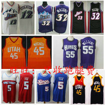 Jazz basketball clothes pants Mitchell Stockton Marlon Conley King Williams Weber 10 Fox