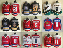 Washington Capitals capital vintage bing qiu fu 68 Langway Ovechkin Jersey