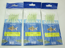 Japanese-style SABIKI fishing group sea fishing luminous shrimp shrimp shrimp hanging string hook fly fishing Road Asian perch tilapia