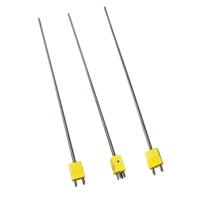 ນໍາເຂົ້າ K-type ຫຸ້ມເກາະ thermocouple ເສັ້ນຜ່າກາງ 0.5mm ເຊັນເຊີອຸນຫະພູມ furnace ຂະຫນາດໃຫຍ່ probe ກວດຈັບອຸນຫະພູມ 3mm tunnel