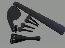 Violin ebony full set of accessories Ebony accessories Violin accessories have been punched