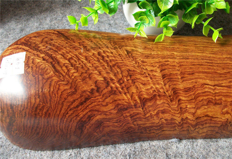 缅甸白酸枝木枕头 漂亮纹理花枝木水波纹凉枕 防颈椎 红木保健枕