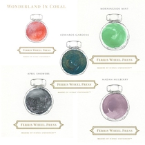 Canada FerrisWheelPress Ferris Wheel Morning Bookstore Twilight Garden Ball Cake Ink Dispensing