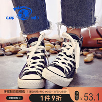 Global official summer and autumn new shoes womens wild high-top canvas shoes womens small white shoes students street shoes tide