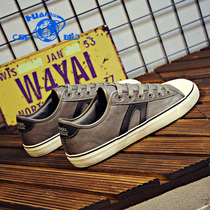 Global Spring and Autumn New Mens Sports Casual Shoes Mens Korean Fashion Board Shoes Mens Retro Flat Joker Low-Helping Shoes