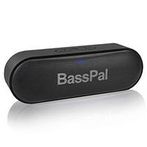 basspal24 hours playback TF card waterproof lithium battery portable dual speaker black button wireless Bluetooth audio