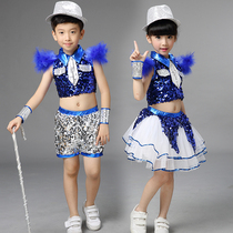 June 1 childrens performance suit New girls Chinese style catwalk tutu childrens performance suit jazz dance suit