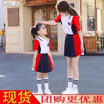 Elementary School Uniforms Pure Cotton Class Clothing Yellow Kindergarten Garden Suit Summer Clothing Children Sportswear Pants Summer Suit Custom