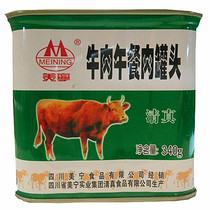 Meining beef lunch canned meat canned ready beef hot pot ingredients halal beef 340g