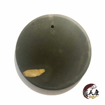 Bianstone Ping Buckle Xuanhuang Grade 5A with yellow spot scraping board pendant necklace pendant authentic Sibin Stone Pei