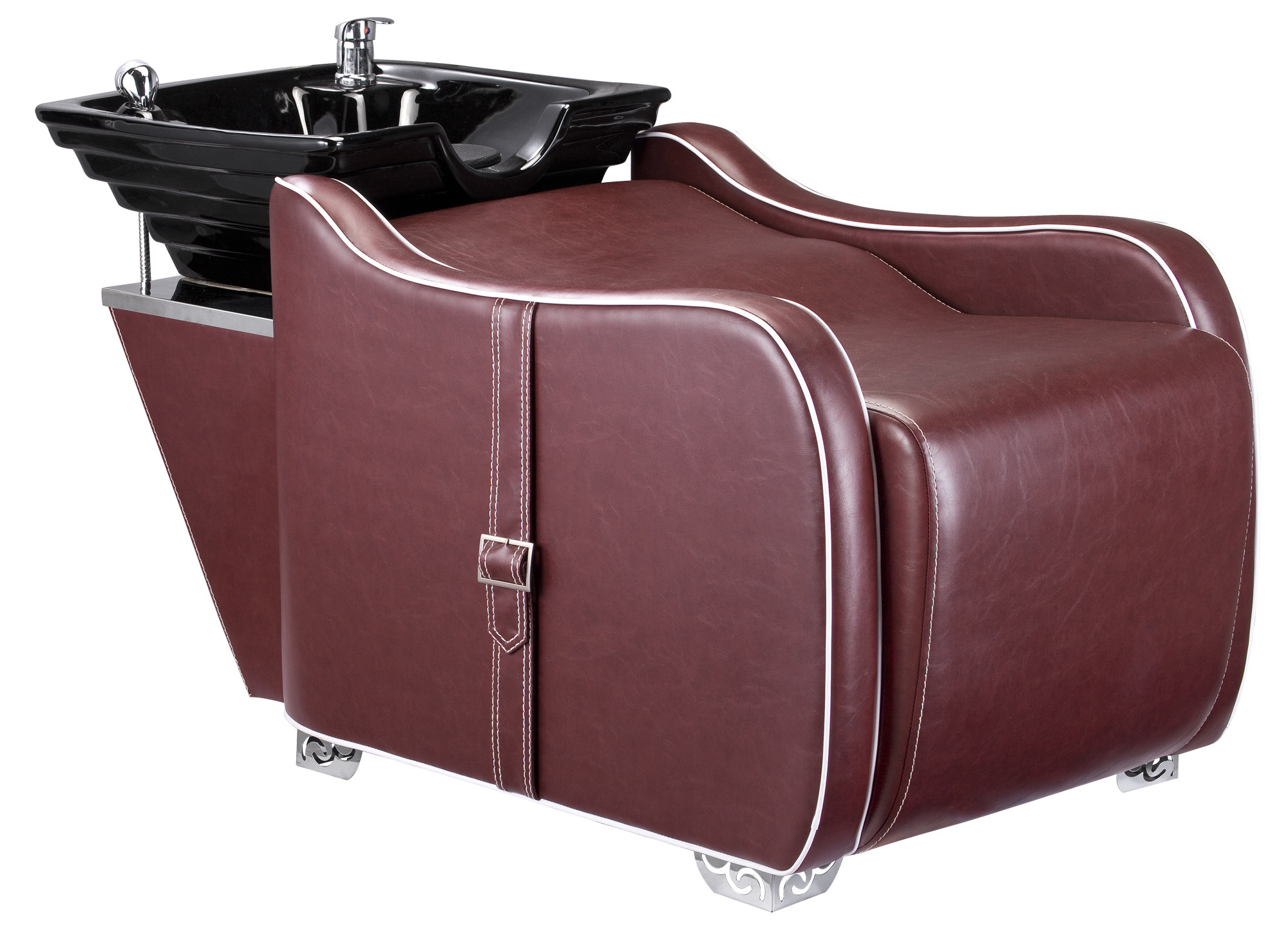 外贸出口小洗头床 坐式洗头床 发廊专用冲水床 美发店洗头床