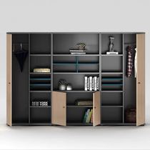 Wharton file cabinet Information cabinet Wooden boss bookcase File storage storage cabinet Office background file cabinet
