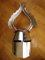Crusader Knight Horn Helmet Giant Helmet Toilet Helmet