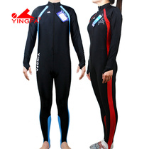 Yingfa full body one-piece swimsuit waterproof mother quick-drying male and female sunscreen Diving Snorkeling swimsuit