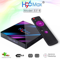 H96 MAX RK3318 OTT 4K foreign trade source ecological android 9 0 dual-band Bluetooth set-top box
