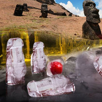 Moai creative home ice box frozen Net Red personality cold drink funny ice cube ice box whiskey ice hockey ice hockey