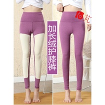 Autumn pants 2020 new womens inside wear long leggings womens tall warm pants padded velvet knee pads