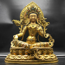 Nepalese boutique green degree Mother Buddha Tibetan Buddhist red copper-Buddhist red gold Golden Secret Home to the Pendulum A Ruler 5