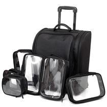 Princess Nina professional door-to-door makeup makeup artist nail polish Oxford cloth can put cosmetics lever makeup box