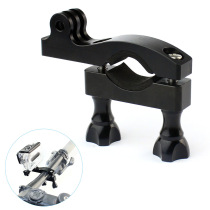 Gopro little ant mountain dog accessories aluminum alloy pipe clamp Adjustable bicycle clip bicycle motorcycle fixing bracket