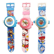 Childrens luminous watch pig projection watch Net red toy dog Time quasi team electronic watch boys and girls
