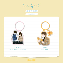 (Spot Remain stock) That year our series Original acrylic key buckle pendant around