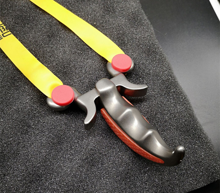 弹弓304不锈钢藏羚羊弹弓户外精准圆皮扁皮两用强力传统弹弓