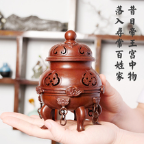 Emperors incense stove Home pure copper incense Incense Seal Stove Tea Room Inner Sandalwood Panchal Zen-house Living room Gift Hem