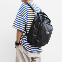 Backbag boys solid color casual computer backpack light simple high school students school bag Korean version trend