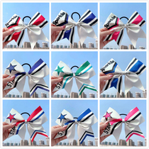 Professional custom custom cheerleading headwear cheerleading cheerleading floral headdress cheerleading bow bandwidth 7 5cm