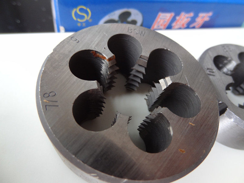 英制bsw圆板牙1/8 3/16 1/4 5/16 3/8 7/16 1/2 9/16 5/8 3/4 7/8