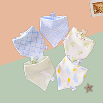 Baby triangle towel autumn and winter cotton saliva towel Super Soft Newborn bib male and female baby eating waterproof bib
