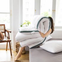All season universal soybean fiber quilted by full cotton spring and autumn by core single double antibacterial winter quilt warm students bedding