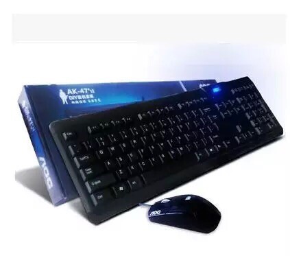 aocak47键盘usb键鼠套装有线游戏键鼠套装背光游戏键鼠套装