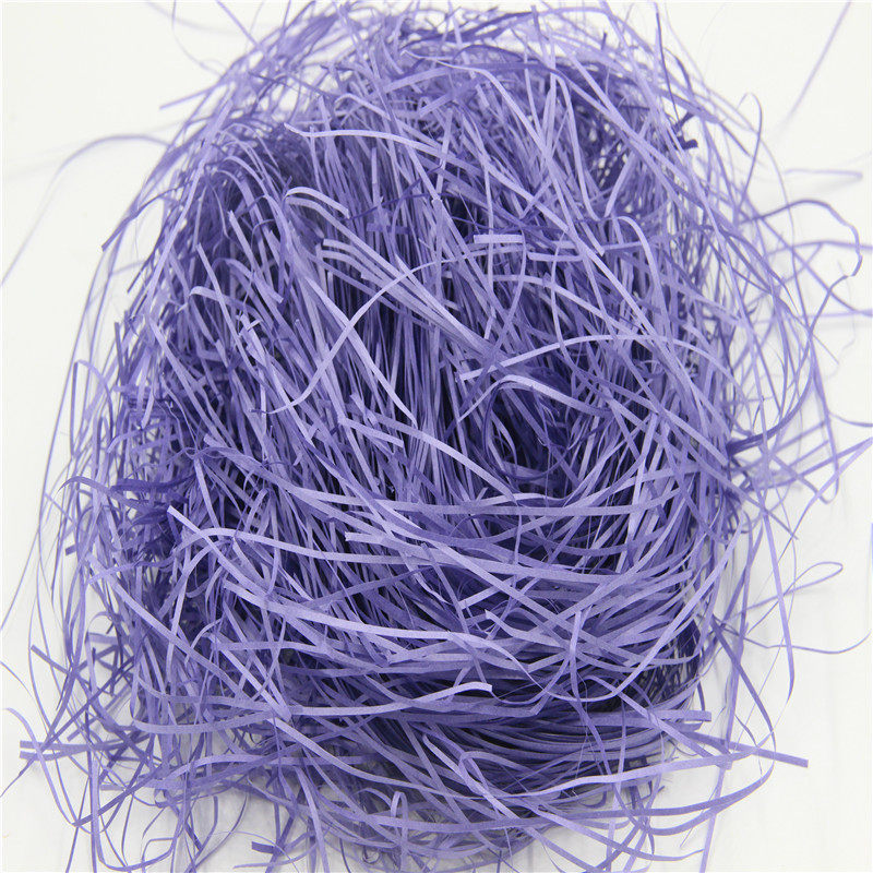 500克包邮新款促销拉菲草彩色纸丝水果礼盒易碎物防震包装填充物