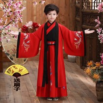 Boys costume Chinese style super fairy skirt Chinese dress retro style Young Master boy dress young boy show spring