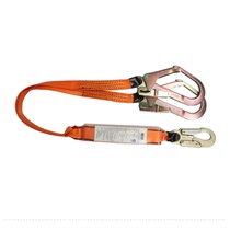 MSA Merthian 10128059 light Stars suck Shock Rope Double Leg Two 55MM opening hooks 1 2M Long